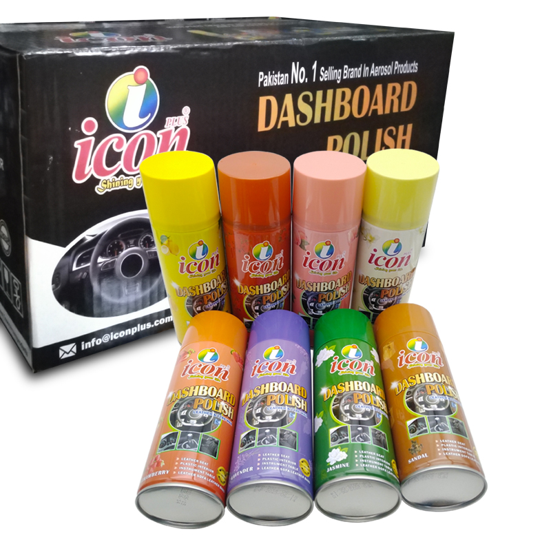 Auto Silicone Dashboard Polish dashboard spray wax car polish